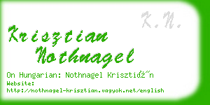 krisztian nothnagel business card